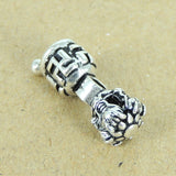 Sterling Silver Charm Vintage 925 Tibet Prayer Instrument Protection DIY WSP313 Wholesale: See Discount Coupons in Item Details