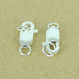 Sterling Silver Clasp 925 Lobster Clasps Hooks Jewelry Making DIY WSP321 Wholesale: See Discount Coupons in Item Details