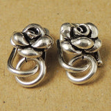Sterling Silver Clasp 925 Rose Clasps S-Hooks Jewelry Making DIY WSP025 Wholesale: See Discount Coupons in Item Details