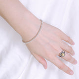 Men's Women Sterling Silver Bracelet 925 Beads & Clasp DiyNotion Handmade BR471