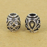 Sterling Silver 925 Vintage Celtic Barrel Bead WSP324 Wholesale: See Discount Coupons in Item Details