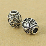 Sterling Silver 925 Vintage Celtic Barrel Bead WSP324 Wholesale: See Discount Coupons in Item Details