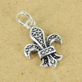 Sterling Silver 925 Vintage Fleur de Lis Pendant Anchor WSP327 Wholesale: See Discount Coupons in Item Details