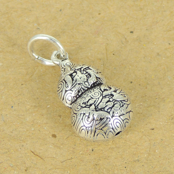 Sterling Silver 925 Pendant HuLu Lucky Protection WSP328 Wholesale: See Discount Coupons in Item Details