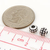 Sterling Silver Bead 925 Vintage Celtic Barrel WSP163 Wholesale: See Discount Coupons in Item Details