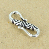 Sterling Silver S-Hook Clasp Vintage Celtic 925 Stamp WSP307 Wholesale: See Discount Coupons in Item Details