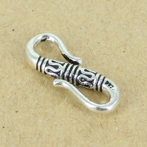 Sterling Silver S-Hook Clasp Vintage Celtic 925 Stamp WSP307 Wholesale: See Discount Coupons in Item Details