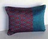 30% OFF Sale Blue Decorative Pillow CoveCushion Cover 12"x16" Purple Decorative Pillow Cover