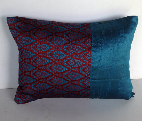 30% OFF Sale Blue Decorative Pillow CoveCushion Cover 12"x16" Purple Decorative Pillow Cover