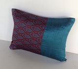 30% OFF Sale Blue Decorative Pillow CoveCushion Cover 12"x16" Purple Decorative Pillow Cover