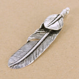 Sterling Silver 925 Vintage Celtic Feather Pendant Eagle Stamp WSP345 Wholesale: See Discount Coupons in Item Details