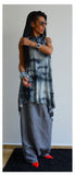 Woman Linen pants /Wide leg pants /Womens harem pants /Summer pants /Grey linen pants