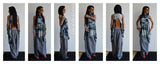 Woman Linen pants /Wide leg pants /Womens harem pants /Summer pants /Grey linen pants