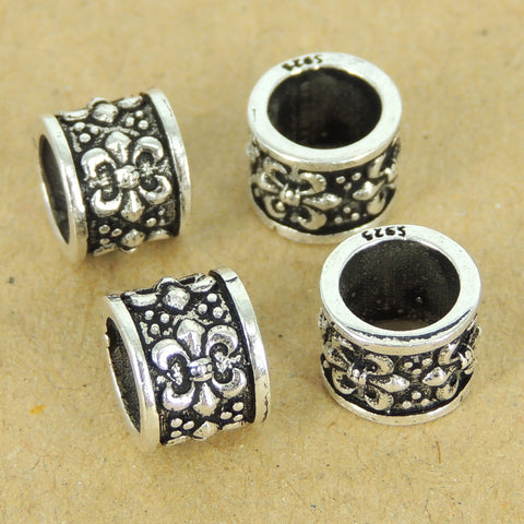 Sterling Silver Charm 925 Celtic Vintage Fleur de Lis WSP347 Wholesale: See Discount Coupons in Item Details