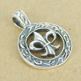 Sterling Silver 925 Vintage Celtic Fleur de Lis Pendant SP039 Wholesale: See Discount Coupons in Item Details