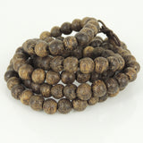 108 Tiger Speckle Agarwood Beads Bracelet/Necklace Buddhism Meditation from Vietnam 虎斑沉香 AW014
