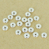 20 Pcs Sterling Silver Nugget Spacers Seamless WSP331X20 Wholesale: See Discount Coupons in Item Details