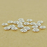 20 Pcs Sterling Silver Rondelle Spacers Seamless WSP354X20 Wholesale: See Discount Coupons in Item Details
