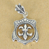 Sterling Silver 925 Vintage Celtic Fleur de Lis Pendant SP042 Wholesale: See Discount Coupons in Item Details