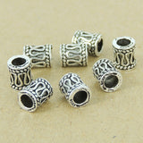 8 Pcs Sterling Silver Beads Vintage Celtic Barrel DIY WSP350X8 Wholesale: See Discount Coupons in Item Details
