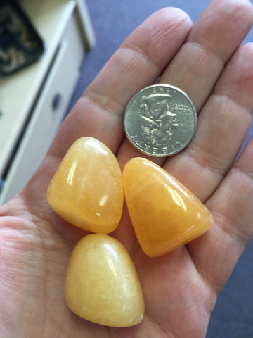 Orange Calcite Tumbled