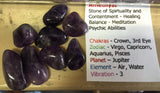 Tumbled Amethyst Dark