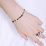 Men's Women Jasper Stone Gold Pyrite Grass Agate Sterling Silver Bracelet 925 Beads Clasp DiyNotion Handmade BR550