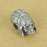 Sterling Silver Charm Indian Skull Vintage Celtic 925 Stamp WSP357 Wholesale: See Discount Coupons in Item Details