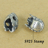 Sterling Silver Charm Indian Skull Vintage Celtic 925 Stamp WSP357 Wholesale: See Discount Coupons in Item Details