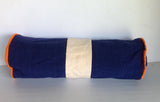 Bolster Navy Pillow Cover, Bolster Home Decor, Bolster Decorative Cover, Bolster Pillows