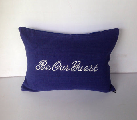 Pillows with words, Be our Guest Pillows, House Warming Gifts, Guest Room Pillows, Housewarming Gifts