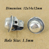 925 Sterling Silver Skull Pipes Bead Charm Biker Jewerly WSP360 Wholesale: See Discount Coupons in Item Details