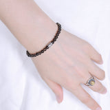 Men's Women Smoky Quartz Sterling Silver Bracelet 925 Bead Clasp DiyNotion Handmade BR591