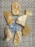Natural Rough Orange Calcite