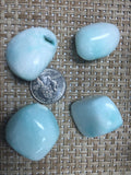 Aragonite Blue Tumbled