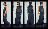 Loose Casual pants /Black Drop Crotch pants /Harem Pants/Extravagant Cotton Black Pants/Maxi pants /Wide leg pants