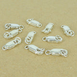 925 Sterling Silver Lobster Clasps Hooks 12x5.5mm DIY Jewelry Making WSP366 Wholesale: See Discount Coupons in Item Details