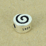 Sterling Silver Bead 925 Stamped Vintage DIY Jewelry Making WSP371 Wholesale: See Discount Coupons in Item Details