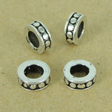 4 PCS Sterling Silver Spacers Vintage Barrel WSP370X4 Wholesale: See Discount Coupons in Item Details