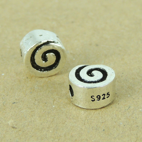 Sterling Silver Bead 925 Stamped Vintage DIY Jewelry Making WSP371 Wholesale: See Discount Coupons in Item Details