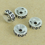4 PCS 925 Stamp Sterling Silver Spacers Vintage Celtic WSP392X4 Wholesale: See Discount Coupons in Item Details