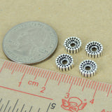 4 PCS 925 Sterling Silver Spacers Vintage WSP393X4 Wholesale: See Discount Coupons in Item Details