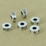 6 PCS 925 Sterling Silver Spacers Vintage Celtic WSP400X6 Wholesale: See Discount Coupons in Item Details