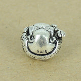 925 Stamp Sterling Silver Buddha Bead Meditation Protection Vintage WSP389 Wholesale: See Discount Coupons in Item Details
