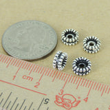 4 PCS 925 Sterling Silver Spacers Vintage WSP390X4 Wholesale: See Discount Coupons in Item Details