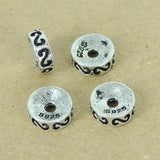 4 PCS 925 Stamp Sterling Silver Spacers Vintage Celtic WSP392X4 Wholesale: See Discount Coupons in Item Details