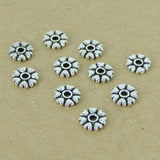 10 Pcs 925 Sterling Silver Spacers Vintage Love Heart WSP401X10 Wholesale: See Discount Coupons in Item Details