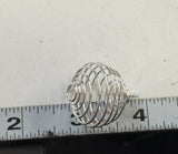 Crystal Cage for Pendant Necklaces: use by putting in your own crystal! New Age, Geology, Crystal Magick, Wiccan, Reiki, Energy Healing