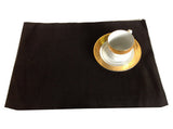 Gift Idea, Black Kitchen Decor Table Linen Gifts House Warming Place mats Black Place Mats Table Mats