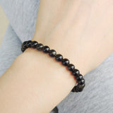 Men's Women Golden Obsidian 925 Sterling Silver Bracelet Spacers Clasp Gemstone DiyNotion Handmade BR618